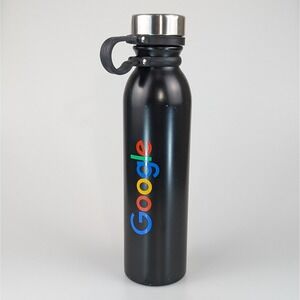 Google Water Bottle Black Stainless Steel 25oz Vacuum‎ Insulated Travel